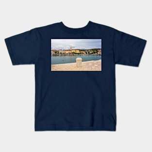 Supetar Waterfront, Brac Island, Croatia Kids T-Shirt